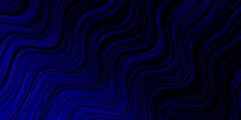 Dark Pink, Blue vector backdrop with bent lines. Bright sample with colorful bent lines, shapes. Best design for your ad, poster, banner.