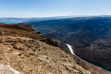 Sulak canyon. Chirkeyskaya HPP.Nature Of The Caucasus. Dagestan, Russia.