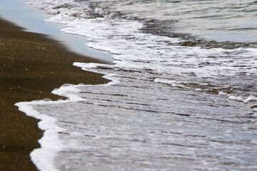 Sea and beach in Parnu , Estonia