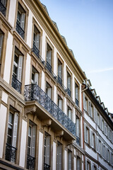Fototapeta na wymiar Hausfront einer Fassade in Strasbourg