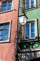 Hausfront einer Fassade in Strasbourg