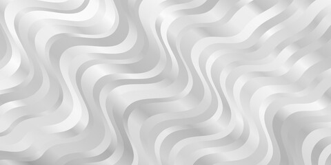 Light Gray vector template with wry lines. Colorful illustration, which consists of curves. Best design for your ad, poster, banner.