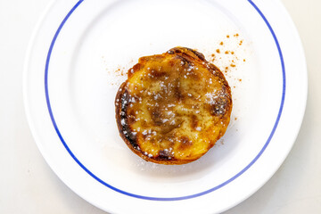 Typical portuguese dessert pasteis de nata