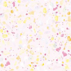 Terrazzo Texture Vector. Flooring Seamless Pattern