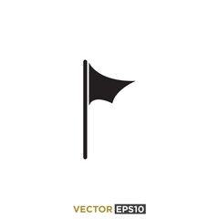 Flag Flat Icon Design Vector