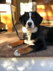 Dog On Porch