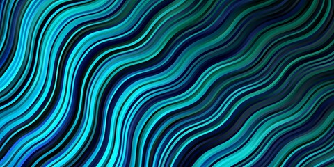 Obraz premium Light Blue, Green vector pattern with curved lines. Gradient illustration in simple style with bows. Pattern for websites, landing pages.