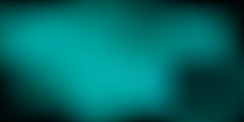 Dark Green vector abstract blur layout.