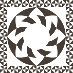 Creative color pattern for decoration. Print for paper wallpaper, tiles, textiles, neckerchief. Scarf design. Frame.