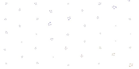 Light Blue, Yellow vector template with businesswoman signs.