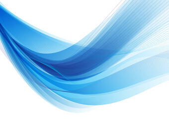 Obraz premium abstract blue wave background