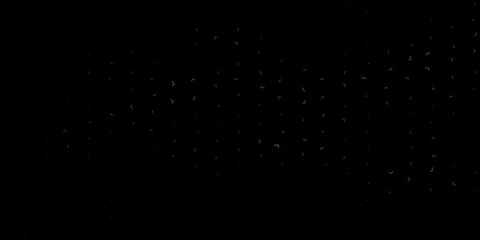 Dark Green vector backdrop with mystery symbols.