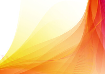 abstract orange wave background