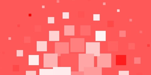 Light Red vector pattern in square style. Illustration with a set of gradient rectangles. Best design for your ad, poster, banner.