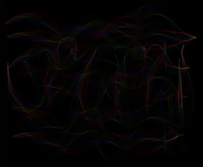 abstract with rainbow colors