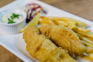 Fish and Chips.