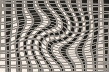 Textured obtuse rectangle patterns.