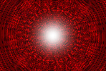 Abstract red background with star burst