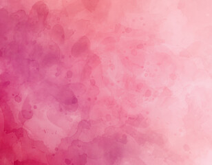 Pink and purple watercolor background painted texture with paint drips drops and color blots or blotches and white fringe bleed stains, art background design for website and templates