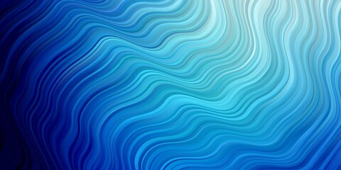 Dark BLUE vector template with wry lines. Illustration in abstract style with gradient curved.  Template for cellphones.
