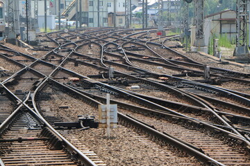 Fototapeta na wymiar 日本の線路