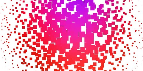 Light Pink, Red vector template in rectangles. Abstract gradient illustration with rectangles. Modern template for your landing page.
