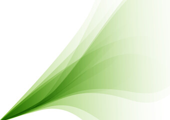 abstract green wave background