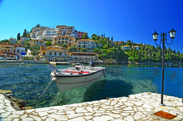 sivota tourist resort in greece sea beach summer holidays