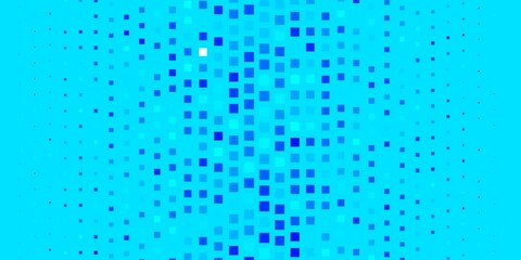 Light BLUE vector backdrop with rectangles. Colorful illustration with gradient rectangles and squares. Best design for your ad, poster, banner.
