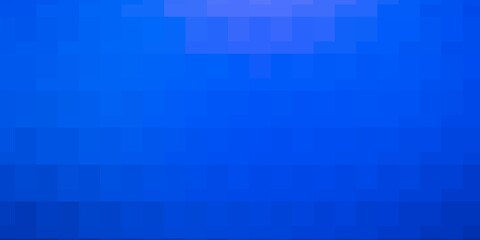 Light BLUE vector texture in rectangular style. Rectangles with colorful gradient on abstract background. Modern template for your landing page.