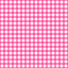 Seamless tartan pattern Vector repeating plaid pattern with pink and white Designs used for publications, gift wrap, textiles, fabrics, checkered backgrounds for tablecloths