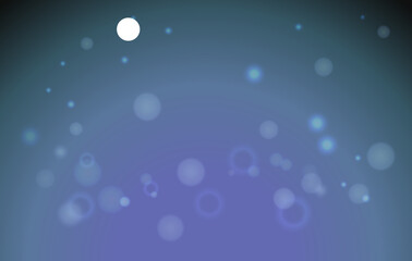 Light from the moont background