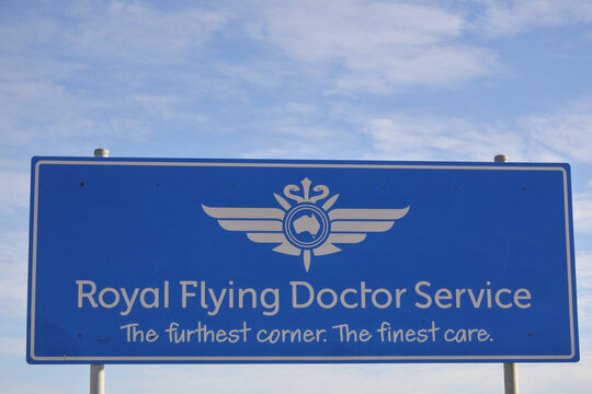 Royal Flying Doctor Service Of Australia Sign