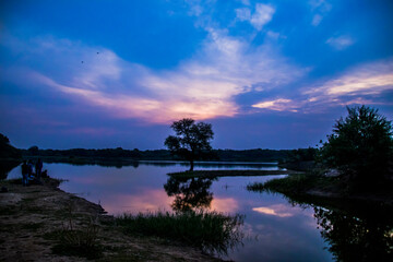 Various views of Thol lake  