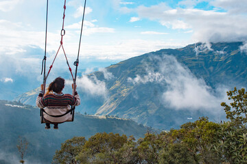 columpio del fin del mundo en Baños Ecuador