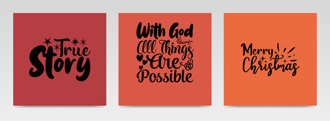Blessed quotes letter typography set illustration.