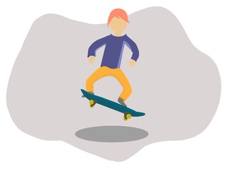 Obraz premium Patinador