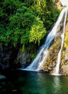 Bhagsu falls in Mcleodganj, Dharamshala