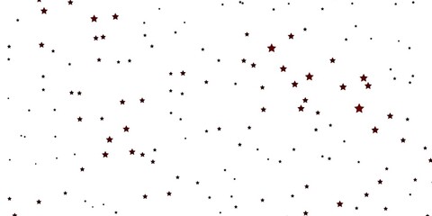 Dark Red vector background with small and big stars. Modern geometric abstract illustration with stars. Theme for cell phones.