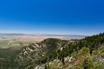 Vast views from a mountain top