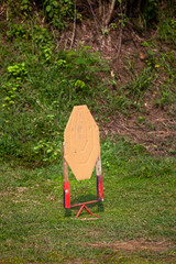 Cardboard Shooting Target fighting style.