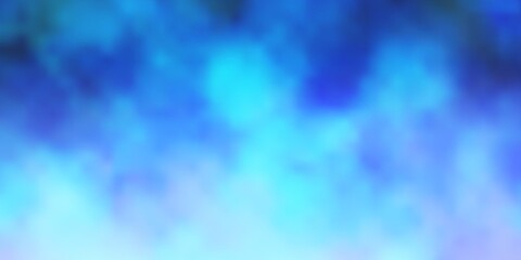 Light BLUE vector texture with cloudy sky. Colorful illustration with abstract gradient clouds. Pattern for your booklets, leaflets.