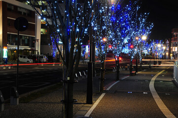 伊万里駅周辺夜景