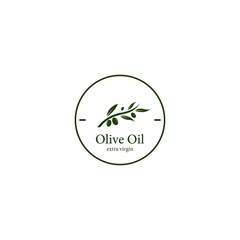 Olive oil logo template vector icon design