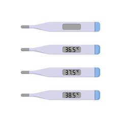 体温計のベクターイラスト
