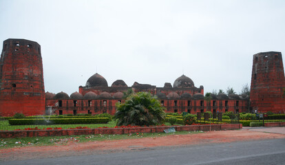Murshidbad,India-18 April 2016; Murshidabad katra mosque. This is one of the oldesh mosque in murshidabad. It was bulit nawab murshid quli khan between 1723 to 1724