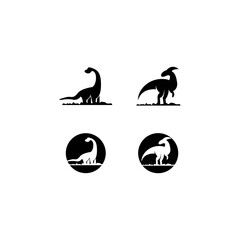 Brontosaurus logo template vector icon design © feri