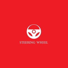 steering logo template vector icon design