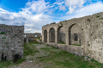 The Ancient Rozafa Castle in Shkoder Albania