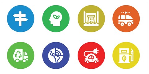 Fototapeta premium alternative icon set